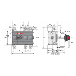 Рубильник ABB OT315E03P