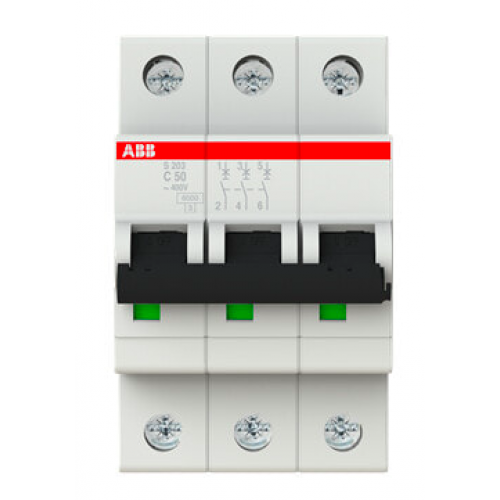 Автоматический выключатель ABB S203-C50 