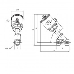 Пневмоклапан ASCO E290A086