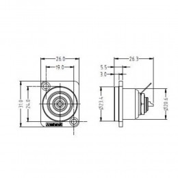Разъем Amphenol ACJB-BLK