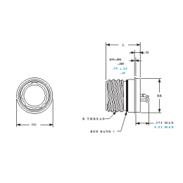 Круглый разъем Amphenol D38999/20WC35PN 