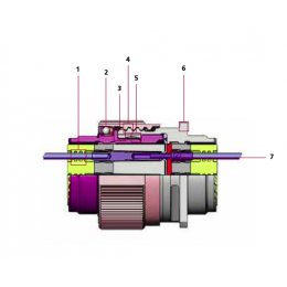 Круглый разъем Amphenol D38999/20WE6PN