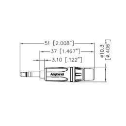 Разъем Amphenol KS3PC