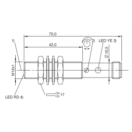 Датчик Balluff BLE 12M-PA-1PD-S4-C