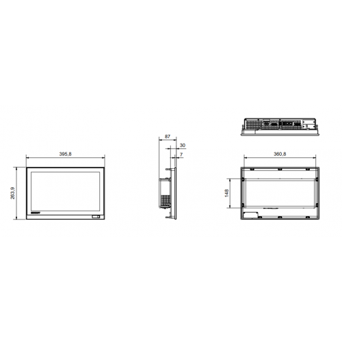 Встроенный панельный ПК Beckhoff CP2216-0030