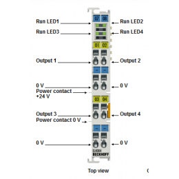 Модуль аналоговых выходов Beckhoff EL4004