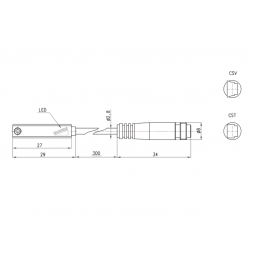 Датчик геркон CAMOZZI CSV-262