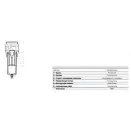Фильтр-регулятор Camozzi MX2-1/2-FR0004