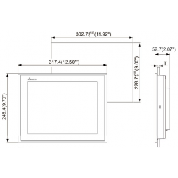 Панель оператора Delta Electronics DOP-112WX
