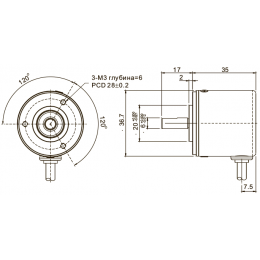 Энкодер инкрементальный Delta ES3-01CN6941