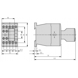Контактор Eaton DILM7-10