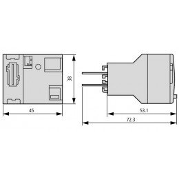 Контакторный модуль Eaton DIL-SWD-32-002 