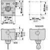 Переключатель поворотный с ключом Eaton M22-WRS