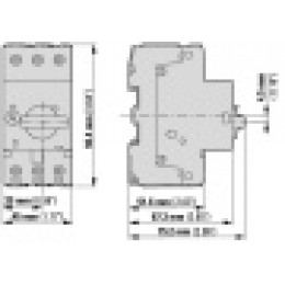 Автоматический выключатель защиты двигателя Eaton PKZM0-10