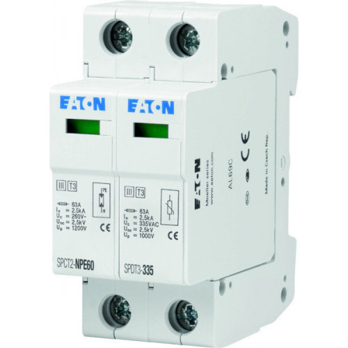 Комплект разрядников Eaton SPDT3-335-1+NPE