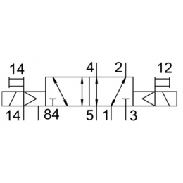 Электромагнитный клапан FESTO VUVG-B18-B52-ZT-F-1T1L