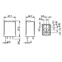 Реле электромагнитное Finder 55.33.9.024.0010 