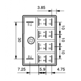 Реле Finder 56.34.8.230.0040