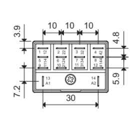 Реле Finder 56.34.9.012.0040
