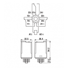 Реле Finder 60.13.9.012.0040