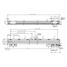 Оптическая линейка HEIDENHAIN SN37087881 M/N1 ML1340mm ID 760907-26