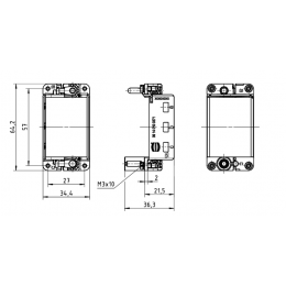 Рамка для модулей Harting 09140100371