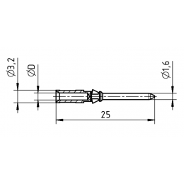 Han D кримп-контакт Harting 09150006102 