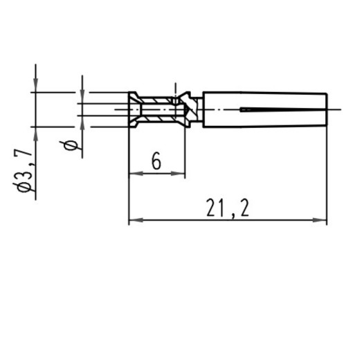 Контакт-гнездо Harting 09350006203
