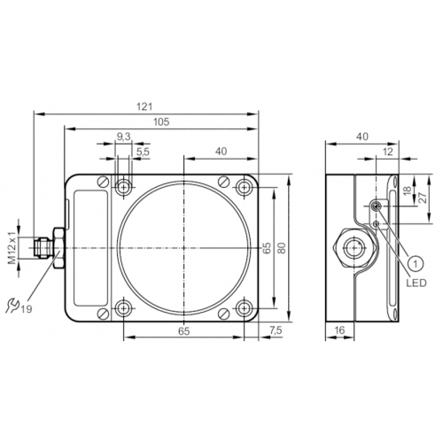 Датчик индуктивный IFM Electronic ID5046 