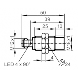 Датчик индуктивный IFM Electronic IG5318