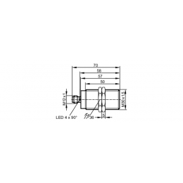 Индуктивный датчик IFM Electronic II502A