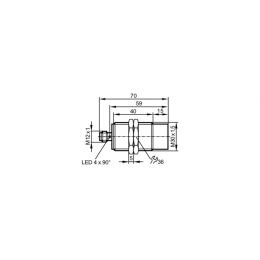 Индуктивный датчик IFM Electronic II5854