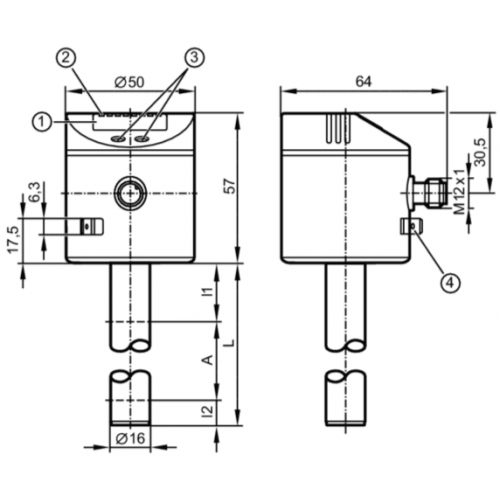 Датчик уровня IFM Electronic LK7022