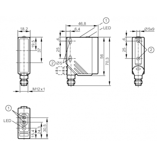 Оптический датчик IFM Electronic O5H500