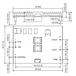 Преобразователь DC-DC MEAN WELL NSD15-48S12 