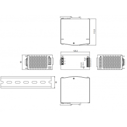 Блок питания MEAN WELL SDR-240-24 