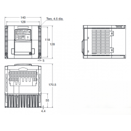 Преобразователь частоты Omron 3G3MX2-A4040-V1