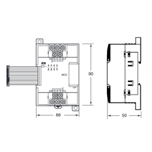 Модуль расширения Omron CP1W-8ED