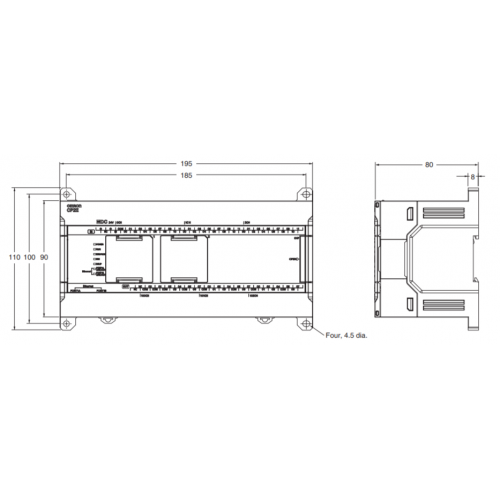 Программируемый логический контроллер Omron CP2E-N60DR-A 