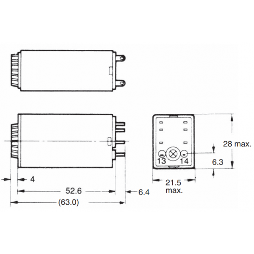 Реле времени Omron H3Y-2 DC24 10S