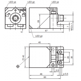 Датчик приближения индуктивный Pepperl+Fuchs NBB20-L2-A2-V1-3G-3D
