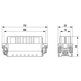 Контактная вставка Phoenix Contact HC-A16-I-CT-F