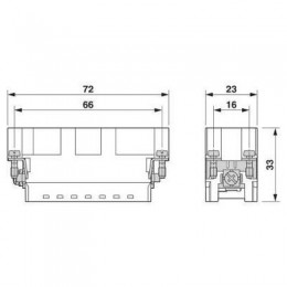 Контактная вставка Phoenix contact HC-A16-I-CT-M