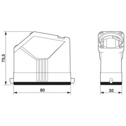 Корпус Phoenix Contact HC-EVO-D25-HHFS-PL-BK