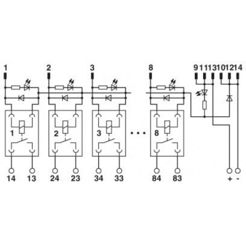 Активный модуль Phoenix Contact UM 45-8RM/MR-G24/1/PLC