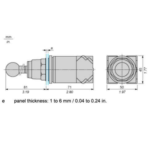 Джойстик Schneider Electric 9001K71H7