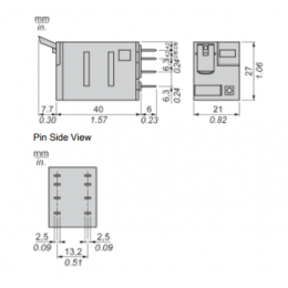Реле Schneider Electric RXM2AB2BD 