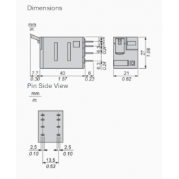 Реле Schneider Electric RXM2LB2JD