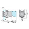 Кнопка 22 мм зеленая с возвратом 1НО Schneider Electric XB4BA31 