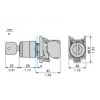 Переключатель Schneider Electric XB4BG33